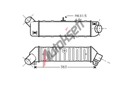 AVA QUALITY COOLING Chladi vzduchu intercooler AVA VNA4162, VNA4162