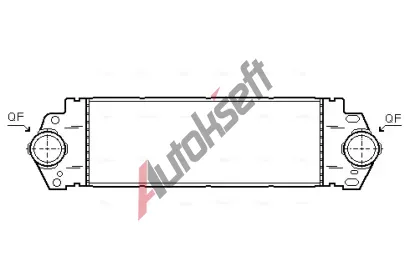 AVA QUALITY COOLING Chladi vzduchu intercooler AVA VNA4233, VNA4233