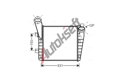 AVA QUALITY COOLING Chladi vzduchu intercooler AVA VNA4234, VNA4234