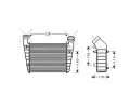 Chladi vzduchu intercooler AVA QUALITY COOLING ‐ AVA VNA4238