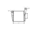 Chladi vzduchu intercooler AVA QUALITY COOLING ‐ AVA VNA4263