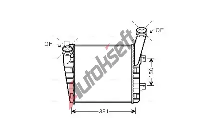 AVA QUALITY COOLING Chladič vzduchu intercooler AVA VNA4263, VNA4263  AVA QUALITY COOLING Chladič vzduchu intercooler AVA VNA4263, VNA4263