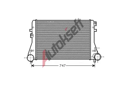 AVA QUALITY COOLING Chladi vzduchu intercooler AVA VNA4306, VNA4306