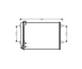 Kondenztor klimatizace AVA QUALITY COOLING ‐ AVA VNA5225D