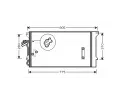 Kondenztor klimatizace AVA QUALITY COOLING ‐ AVA VNA5244D
