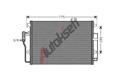AVA QUALITY COOLING Kondenztor klimatizace AVA VNA5277D, VNA5277D