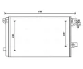 Kondenztor klimatizace AVA QUALITY COOLING ‐ AVA VNA5328D