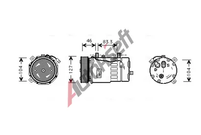 AVA QUALITY COOLING Kompresor klimatizace AVA VNAK050, VNAK050