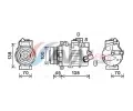 Kompresor klimatizace&nbsp;AVA QUALITY COOLING&nbsp;&dash;&nbsp;AVA VNAK384