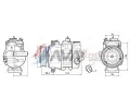 Kompresor klimatizace AVA QUALITY COOLING ‐ AVA VNAK447