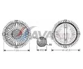 Spojka v�tr�ku chladi�e &nbsp;AVA QUALITY COOLING&nbsp;&dash;&nbsp;AVA VNC273