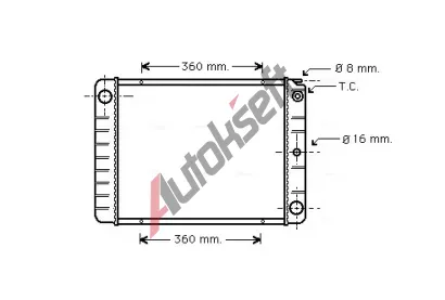 AVA QUALITY COOLING Chladi vody AVA VO2027, VO2027
