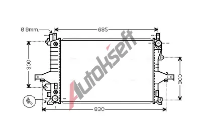 AVA QUALITY COOLING Chladi vody AVA VO2115, VO2115