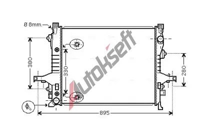 AVA QUALITY COOLING Chladi vody AVA VO2133, VO2133