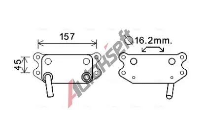 AVA QUALITY COOLING Chladi oleje AVA VO3154, VO3154