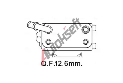 AVA QUALITY COOLING Chladi oleje automatick pevodovky AVA VO3170, VO3170