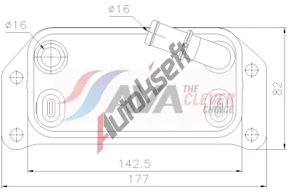 AVA QUALITY COOLING Chladi� oleje AVA VO3312, VO3312