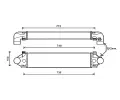 Chladi vzduchu intercooler AVA QUALITY COOLING ‐ AVA VO4190
