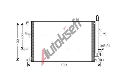 AVA QUALITY COOLING Kondenztor klimatizace AVA VO5138D, VO5138D
