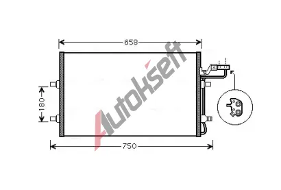 AVA QUALITY COOLING Kondenztor - klimatizace AVA VO5140, VO5140