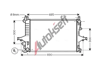 AVA QUALITY COOLING Chladi vody AVA VOA2114, VOA2114