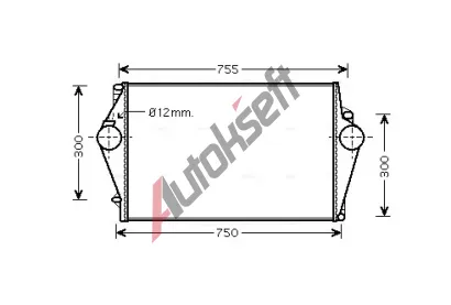 AVA QUALITY COOLING Chladi vzduchu intercooler AVA VOA4137, VOA4137