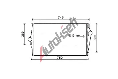 AVA QUALITY COOLING Chladi vzduchu intercooler AVA VOA4151, VOA4151