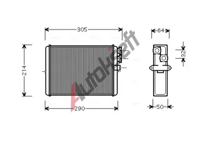 AVA QUALITY COOLING Vmnk tepla vnitnho vytpn AVA VOA6110, VOA6110