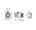 AVA QUALITY COOLING Kompresor klimatizace ‐ AVA VOAK143