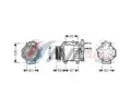 Kompresor klimatizace AVA QUALITY COOLING ‐ AVA VOAK188