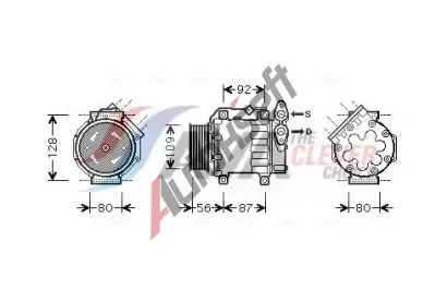 AVA QUALITY COOLING Kompresor klimatizace ** CLEVER FIT ** AVA VOAK188, VOAK188 AVA QUALITY COOLING Kompresor klimatizace ** CLEVER FIT ** AVA VOAK188, VOAK188