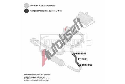BORG & BECK Hadice plnicího vzduchu BB BTH1034, BTH1034 BORG & BECK Hadice plnicího vzduchu BB BTH1034, BTH1034