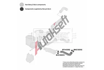 BORG & BECK Hadice plnicho vzduchu BB BTH1093, BTH1093