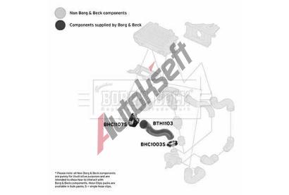 BORG & BECK Hadice plnicho vzduchu BB BTH1103, BTH1103