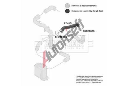BORG & BECK Hadice plnicho vzduchu BB BTH1131, BTH1131