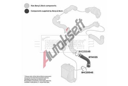 BORG & BECK Hadice plnicho vzduchu BB BTH1135, BTH1135