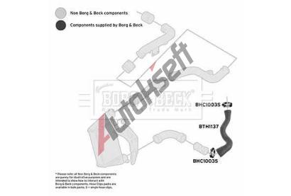 BORG & BECK Hadice plnicho vzduchu BB BTH1137, BTH1137