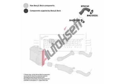 BORG & BECK Hadice plnicho vzduchu BB BTH1141, BTH1141