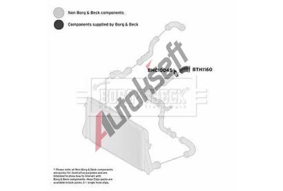 BORG & BECK Hadice plnicho vzduchu BB BTH1160, BTH1160