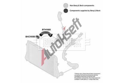 BORG & BECK Hadice plnicho vzduchu BB BTH1168, BTH1168