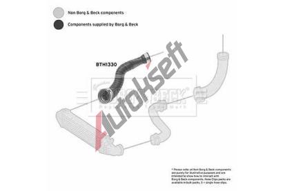 BORG & BECK Hadice plnicho vzduchu BB BTH1330, BTH1330