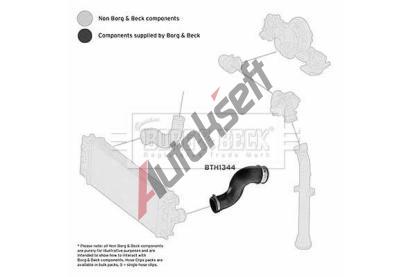 BORG & BECK Hadice plnicho vzduchu BB BTH1344, BTH1344