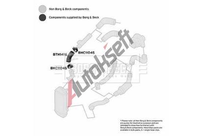 BORG & BECK Hadice plnicho vzduchu BB BTH1416, BTH1416