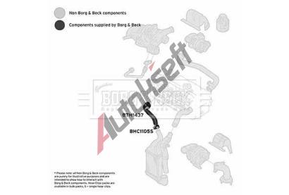 BORG & BECK Hadice plnicho vzduchu BB BTH1437, BTH1437