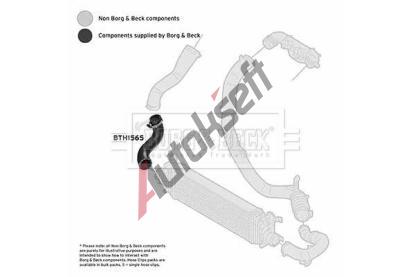 BORG & BECK Hadice plnicho vzduchu BB BTH1565, BTH1565