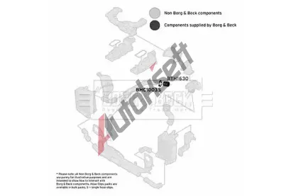 BORG & BECK Hadice plnic�ho vzduchu BB BTH1630, BTH1630