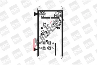 BERU Rel havicho systmu BE GR070, BE 0201010070