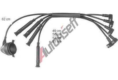 BERU Sada kabel pro zapalovn BE 0300890121, BE ZE575