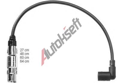 BERU Sada kabel pro zapalovn BE 0300891117, BE ZEF1117