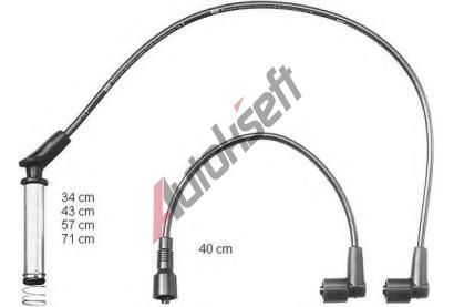 BERU Sada kabel pro zapalovn BE ZEF1118, BE 0300891118